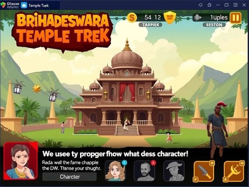 Brihadeeswara Temple Trek character customization